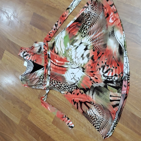 Flattering fit! Clientele Swingy Dress Tie Back Med 36-38 bust - Picture 9 of 13